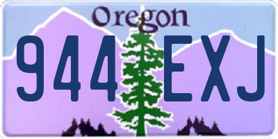 OR license plate 944EXJ
