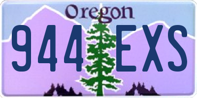 OR license plate 944EXS