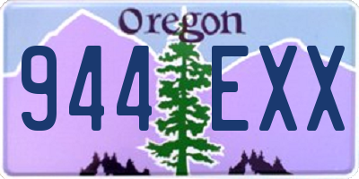 OR license plate 944EXX