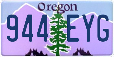 OR license plate 944EYG