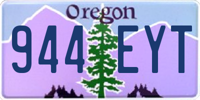 OR license plate 944EYT