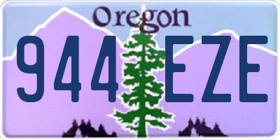 OR license plate 944EZE