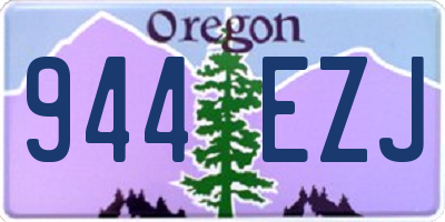 OR license plate 944EZJ