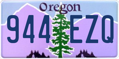 OR license plate 944EZQ