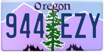 OR license plate 944EZY