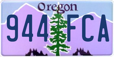 OR license plate 944FCA