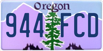 OR license plate 944FCD