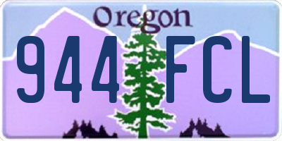 OR license plate 944FCL