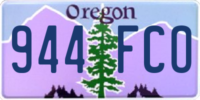 OR license plate 944FCO