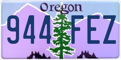 OR license plate 944FEZ
