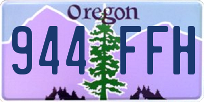 OR license plate 944FFH