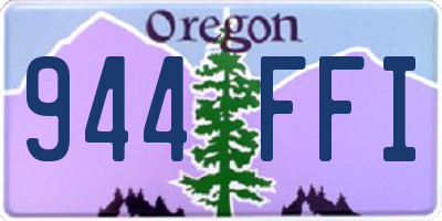 OR license plate 944FFI