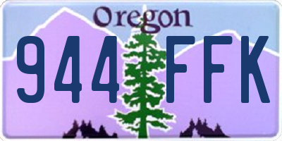 OR license plate 944FFK