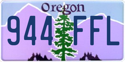 OR license plate 944FFL