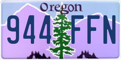 OR license plate 944FFN