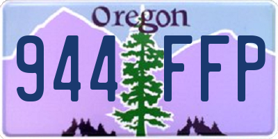 OR license plate 944FFP