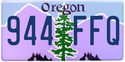 OR license plate 944FFQ