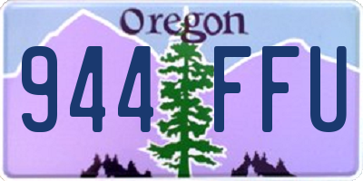OR license plate 944FFU