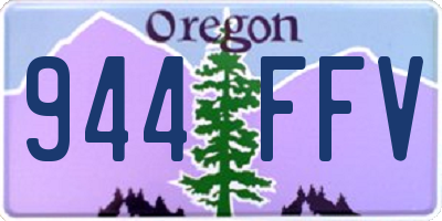 OR license plate 944FFV