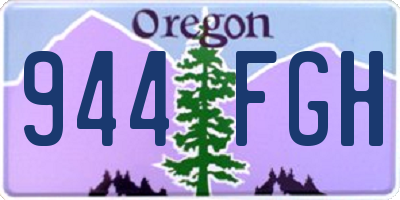 OR license plate 944FGH