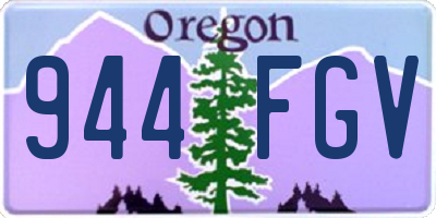 OR license plate 944FGV