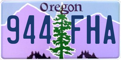 OR license plate 944FHA