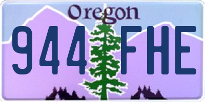 OR license plate 944FHE