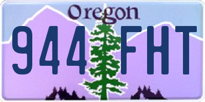 OR license plate 944FHT