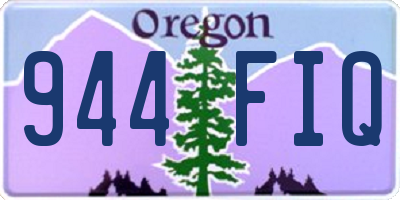 OR license plate 944FIQ
