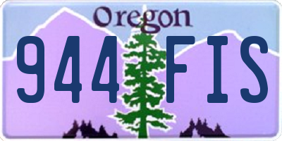 OR license plate 944FIS