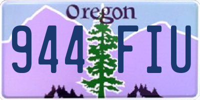 OR license plate 944FIU
