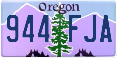 OR license plate 944FJA