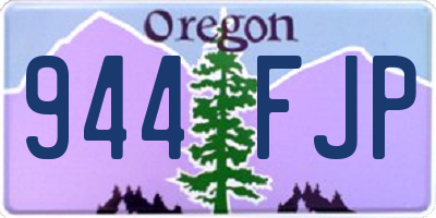 OR license plate 944FJP