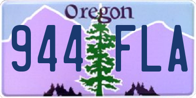 OR license plate 944FLA
