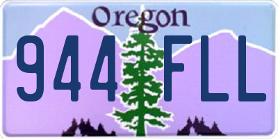 OR license plate 944FLL
