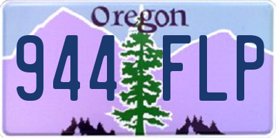 OR license plate 944FLP