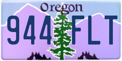OR license plate 944FLT
