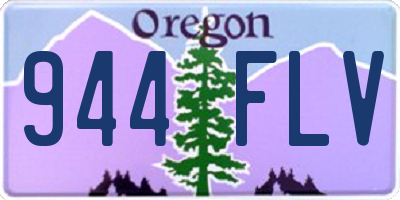 OR license plate 944FLV