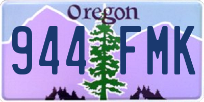 OR license plate 944FMK