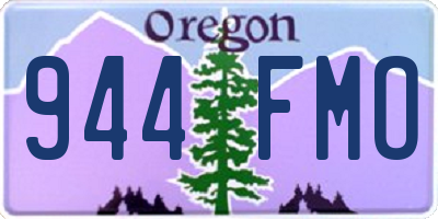 OR license plate 944FMO