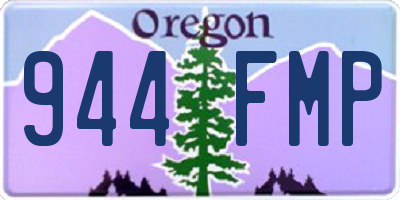 OR license plate 944FMP