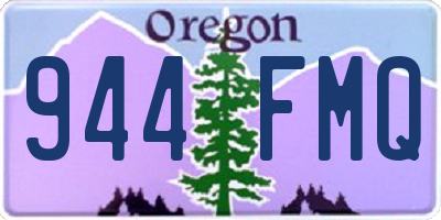 OR license plate 944FMQ