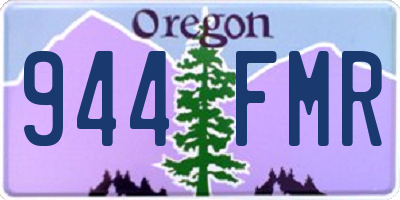 OR license plate 944FMR