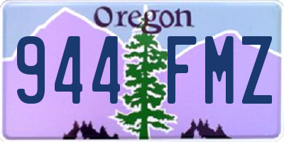 OR license plate 944FMZ