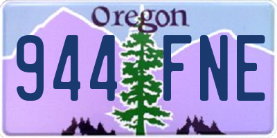 OR license plate 944FNE