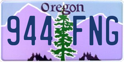 OR license plate 944FNG