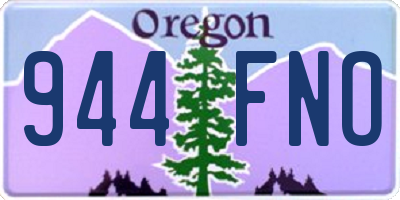 OR license plate 944FNO