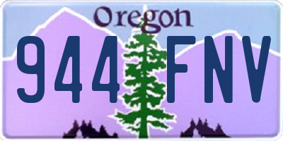 OR license plate 944FNV