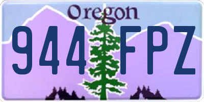 OR license plate 944FPZ