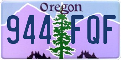 OR license plate 944FQF